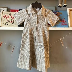 Christian Dior cotton girl dress 8A